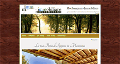Desktop Screenshot of montemeranoimmobiliare.it